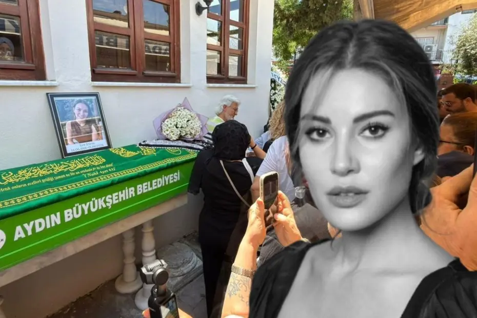 Oyuncu Ece İrtem'i, Kuşadası'nda sevenleri son yolculuğuna uğurladı
