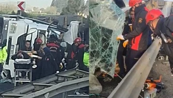 Osmaniye'de TIR kazası, 1 yaralı