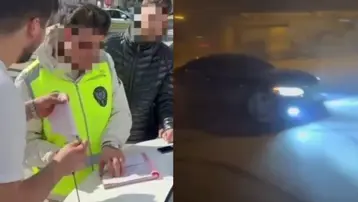 Drift yapıp sosyal medyada paylaştı, 58 bin TL ceza yedi
