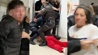 Ortalığı birbirine kattılar; Oğlu sevgiliyi bıçakladı, annesi polisi tokatladı