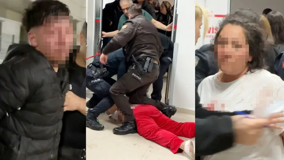 Ortalığı birbirine kattılar; Oğlu sevgiliyi bıçakladı, annesi polisi tokatladı