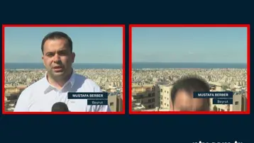 NTV canlı yayınında saldırı anı!