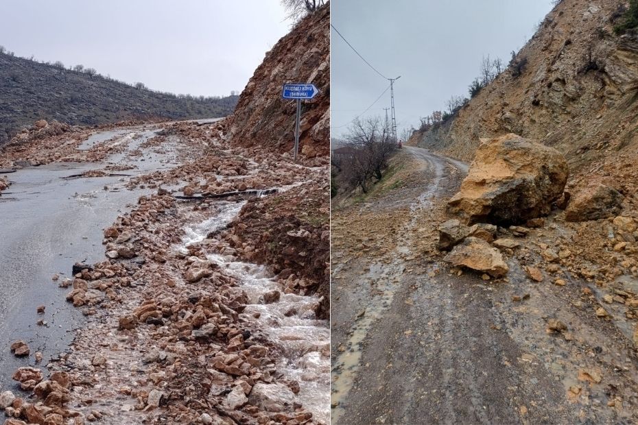 Siirt'te şiddetli yağış sele neden oldu