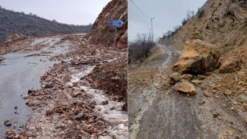 Siirt'te şiddetli yağış sele neden oldu