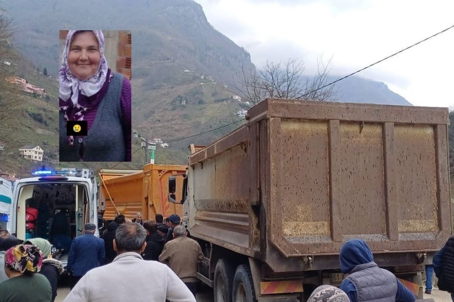 Kamyonun ezerek ağır yaraladığı kadın hayatını kaybetti