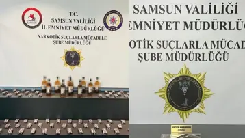 Samsun'da narkotik operasyonu, 10 şüpheli yakalandı