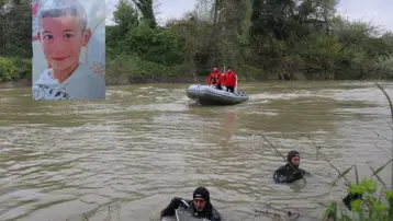 Kayıp çocuğu arama çalışmaları devam ediyor. Herhangi bir ize rastlanılmadı