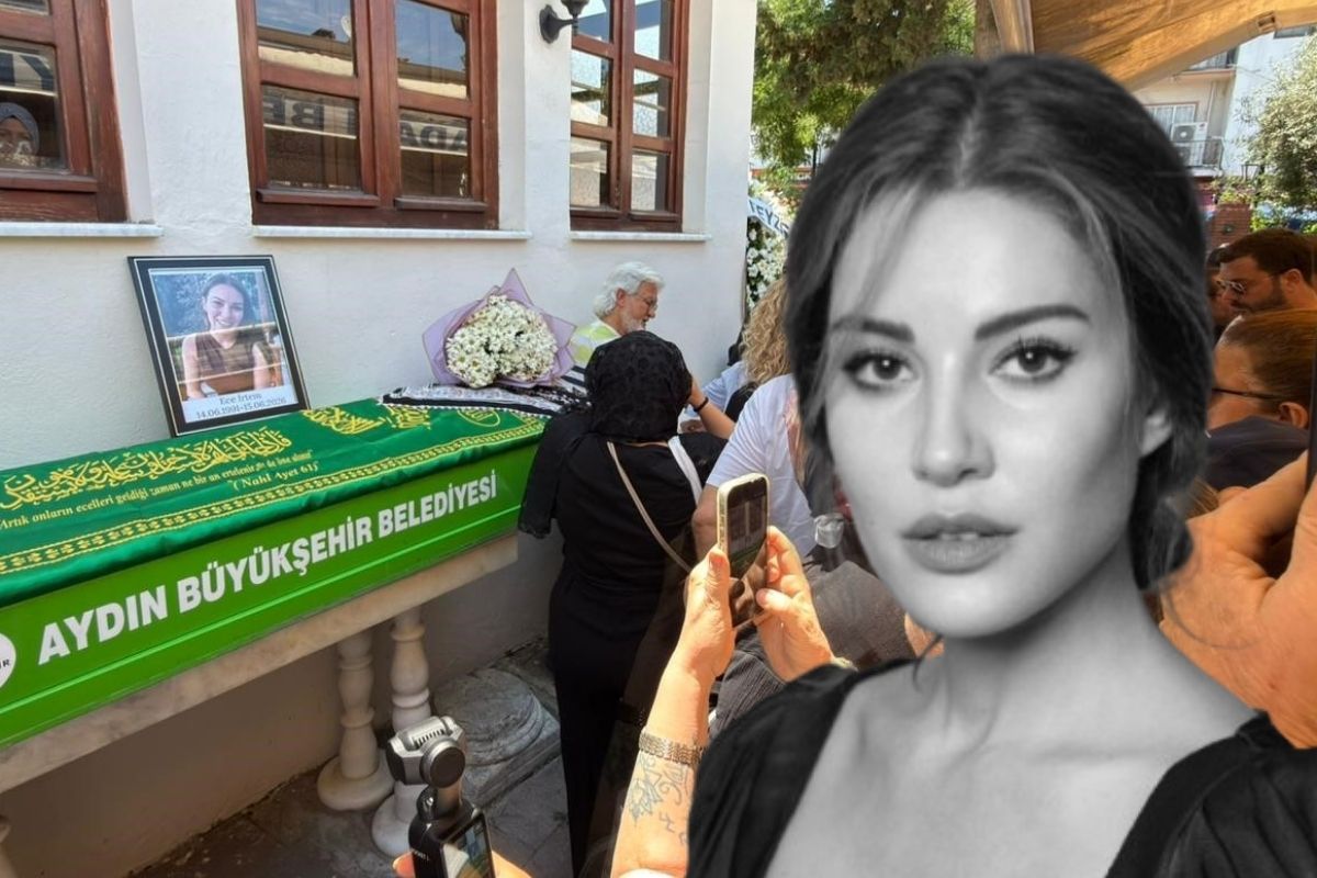Oyuncu Ece İrtem'i, Kuşadası'nda sevenleri son yolculuğuna uğurladı