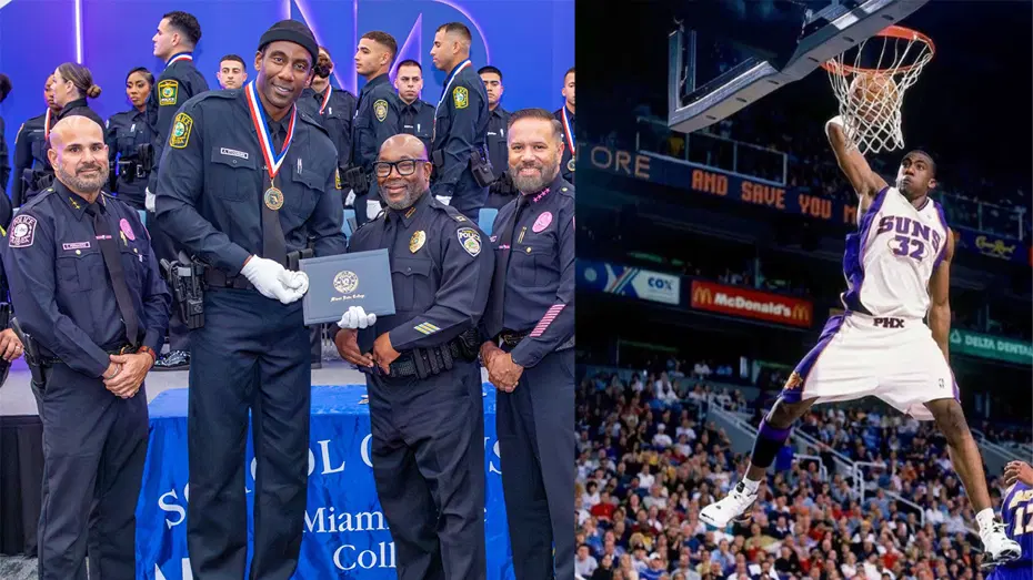 Eski NBA yıldızı polis memuru oldu