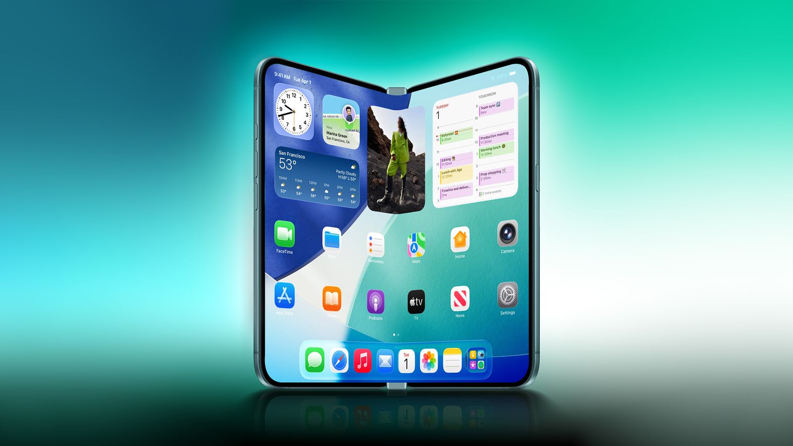 Katlanabilir ilk iPhone geliyor. Beklenen fiyat dudak uçuklattı haber görseli