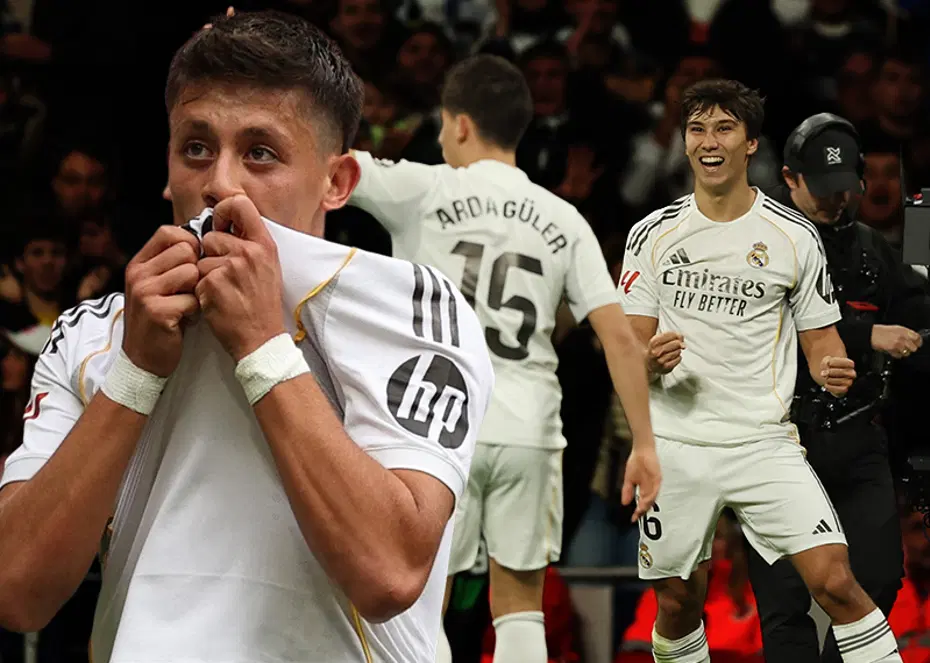 Arda Güler bu sefer ilk 11'de başladı. Frikik vuruşuyla takımını öne geçirdi
