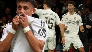 Arda Güler bu sefer ilk 11'de başladı. Frikik vuruşuyla takımını öne geçirdi
