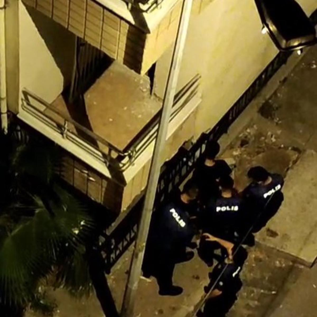 Boş daireye balkondan tırmanıyorlardı, polis suçüstü yakaladı