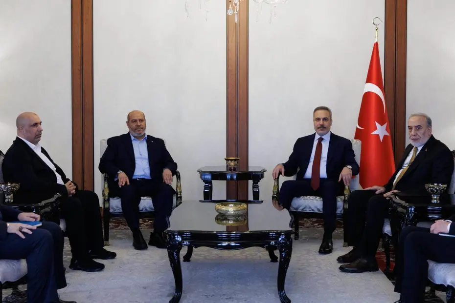 Dışişleri Bakanı Hakan Fidan, Hamas heyetiyle görüştü