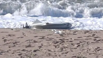 Karadeniz'de plajda silahlı insansız hava aracı bulundu