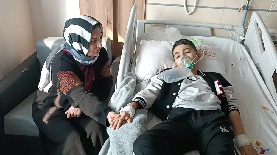 54 gündür öksüren Muhammed İstanbul’a sevk edildi