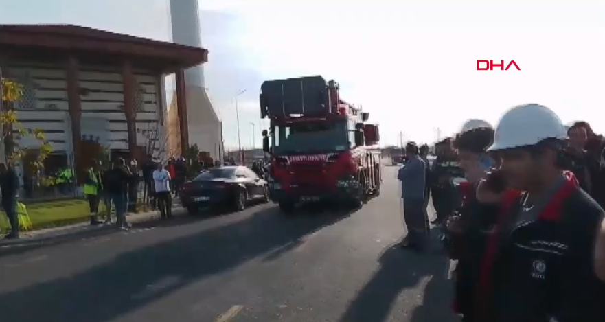 Silivri'de BOTAŞ tesisinde yangın