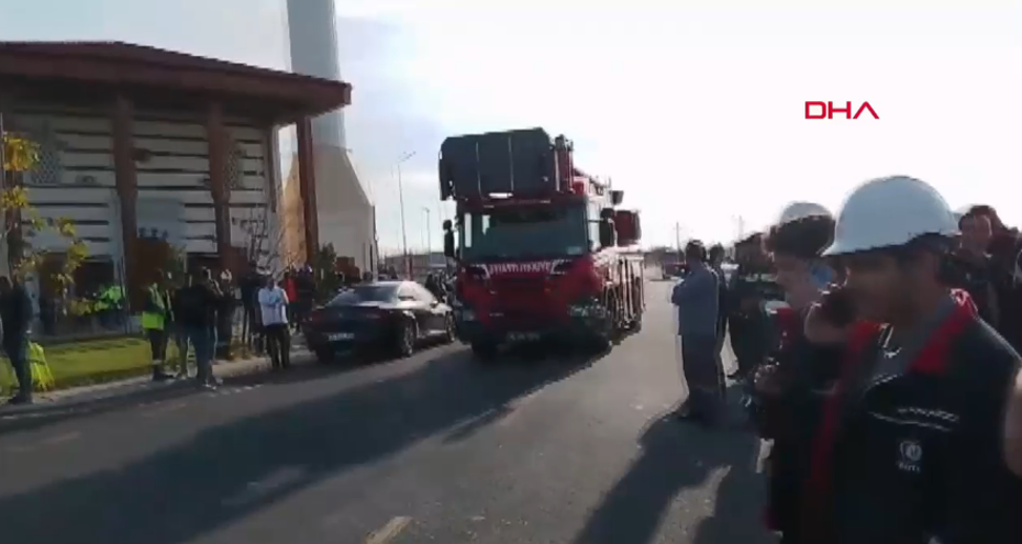 Silivri'de BOTAŞ tesisinde yangın