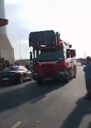 Silivri'de BOTAŞ tesisinde yangın