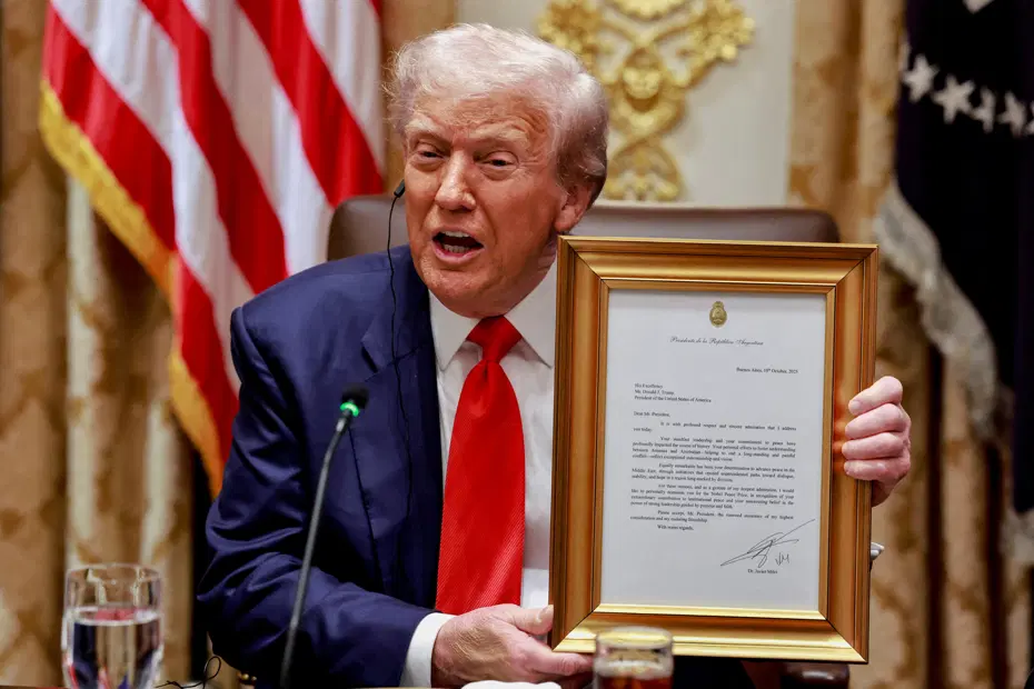Nobel polemiği | Barış Ödülü'nün sahibi espri yaptı, Trump tepki gösterdi. 