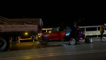 Yağış zincirleme kazaya neden oldu: 2'si çocuk 3 yaralı