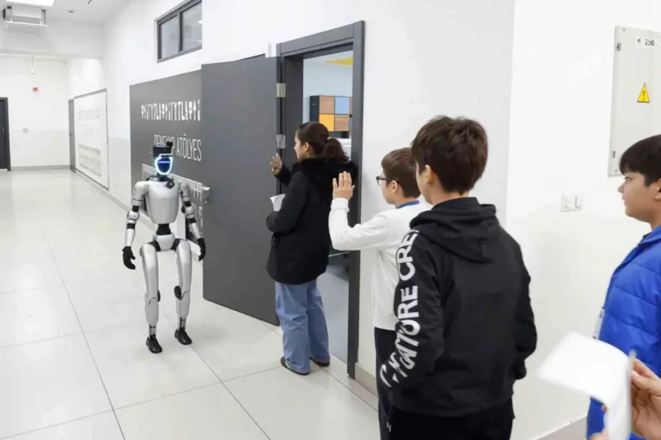 Türkiye'nin nüfusa kaydedilen ilk robotu işe başladı