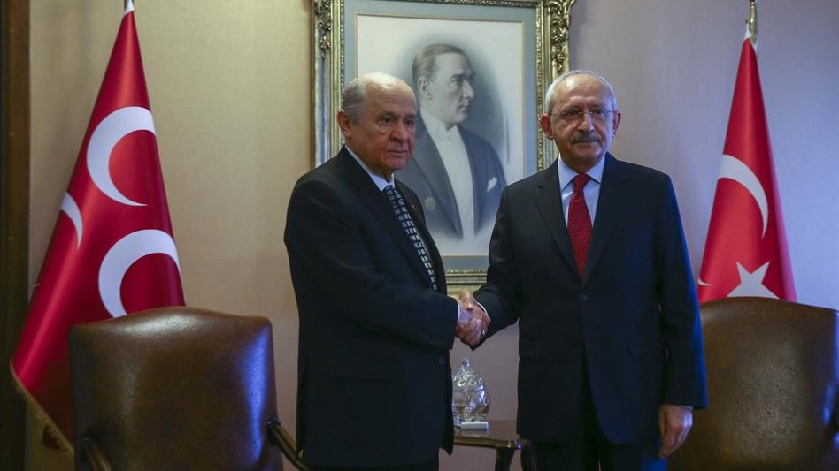 Bahçeli ve Kılıçdaroğlu arasında sürpriz görüşme