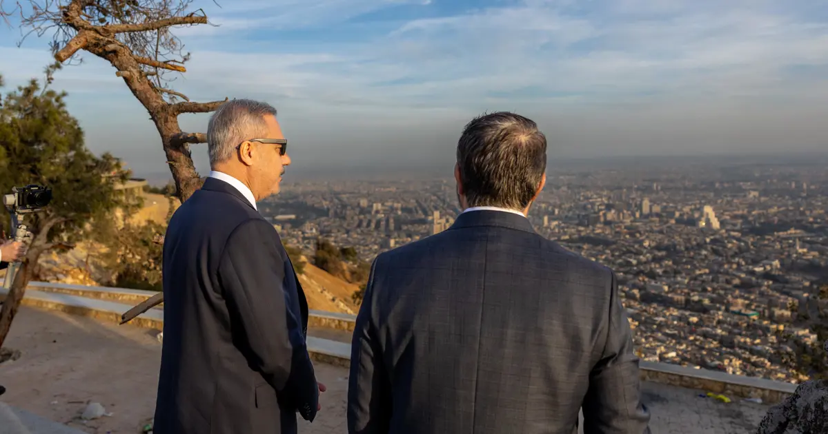 Dışişleri Bakanı Fidan, Suriye'de Kasyun Dağı'ndan Şam'ı seyretti