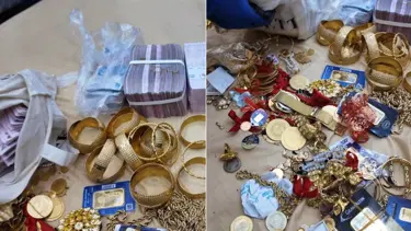 Tefecilerin evinden servet çıktı
