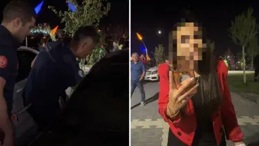 Bebeği arabada unuttu, gazetecileri tehdit etti