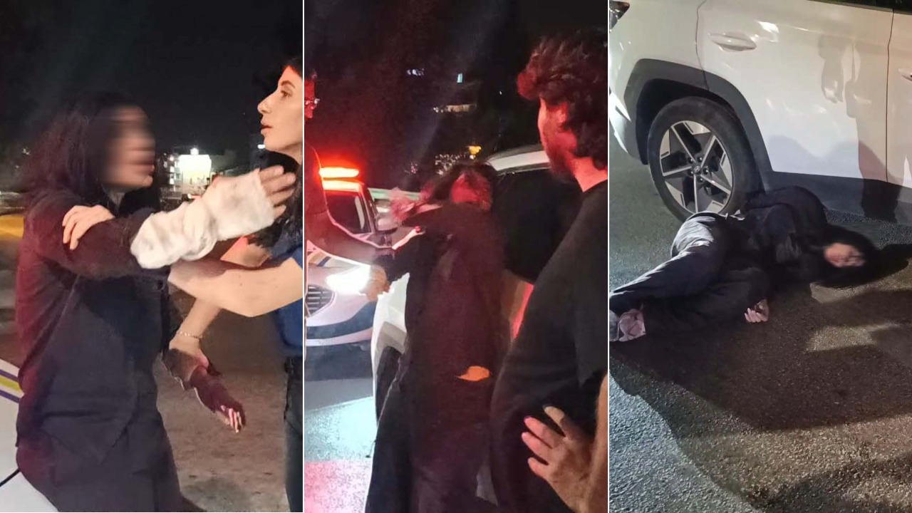 Polise çıkıştı, "Sanatçıyım" diyerek gazetecilere tükürdü, yere yığıldı