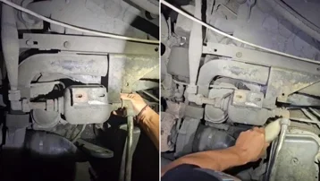 Otobüsteki gizli bölmeden servet çıktı