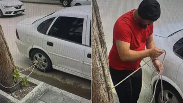 Selden korktu arabasını ağaca bağladı. Tokat sele hazırlanıyor