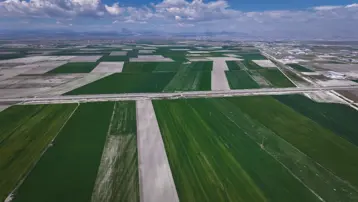 Kuraklık tehlikesiyle karşı karşıyaydı. Yağışlar rekor kırdı, üreticinin yüzü güldü