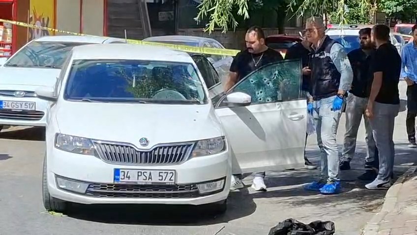 Çekmeköy'de otomobile silahlı saldırı. 1 ölü