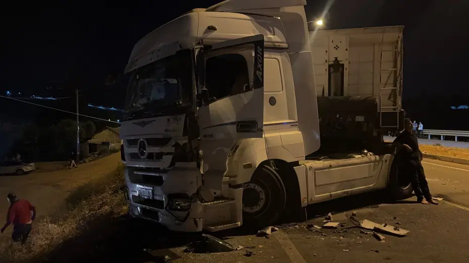 Tır şoförleri sınırda birbirine girdi