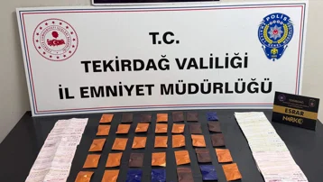 Tekirdağ'da uyuşturucu operasyonu. Cips paketinden uyuşturucu çıktı.