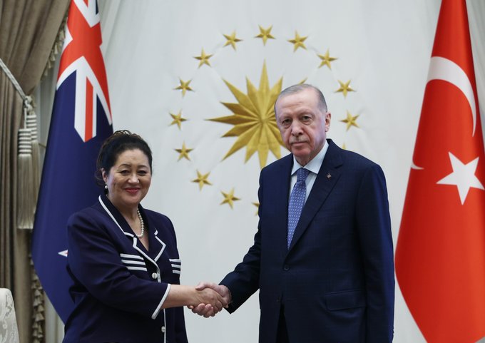 Cumhurbaşkanı Erdoğan, Yeni Zelanda Genel Valisi Kiro ile görüştü