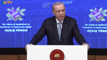 Cumhurbaşkanı Erdoğan'dan yeni anayasa mesajı.  "Yeni anayasa gündemimizin üst sıralarında" 