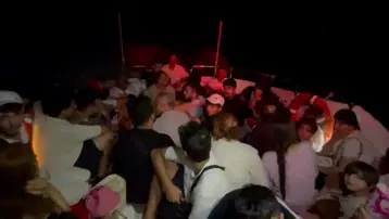 Yunanistan geri itmişti. Datça açıklarındaki 36 göçmen kurtarıldı