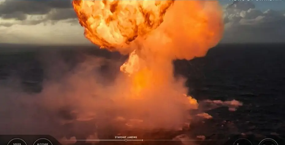 Sınavı geçti: Dev Spacex roketi patladı