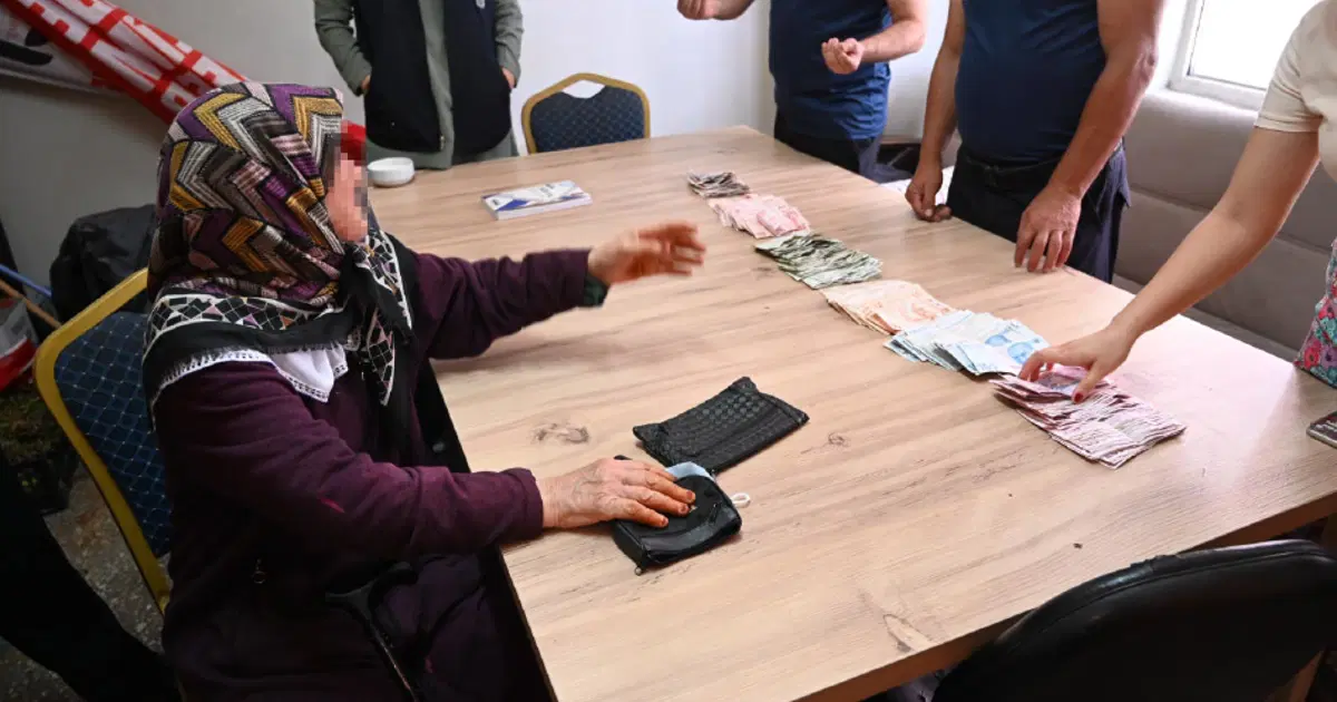 Kırıkkale'de dilencinin üzerinden 25 bin 190 lira çıktı