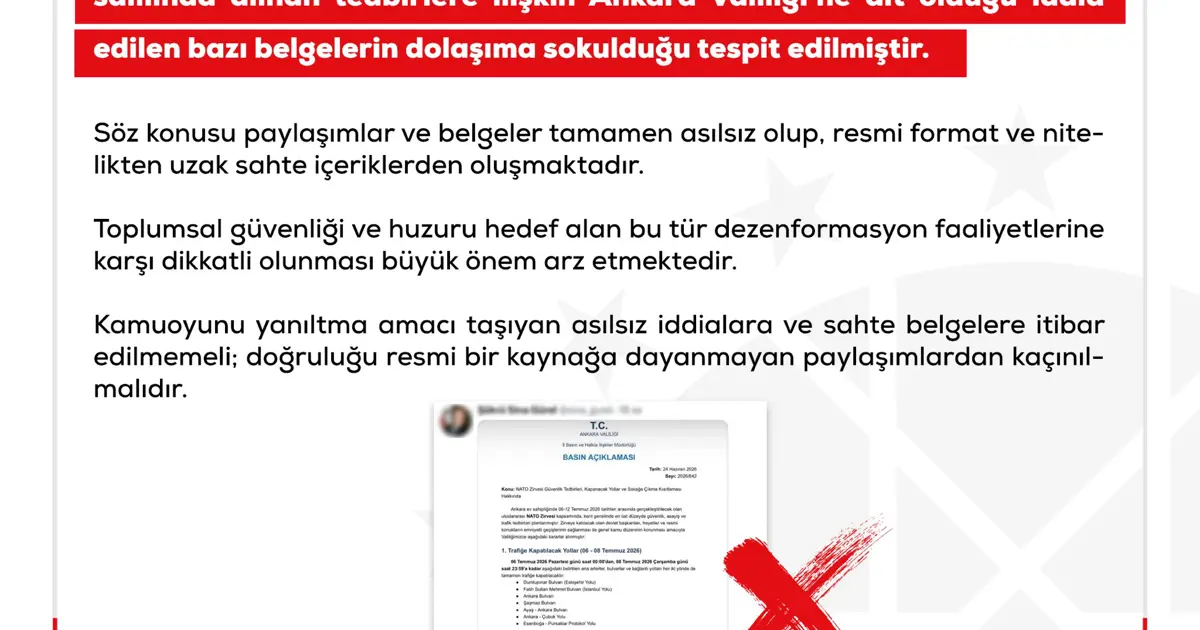 DMM'den 'sahte belge' uyarısı