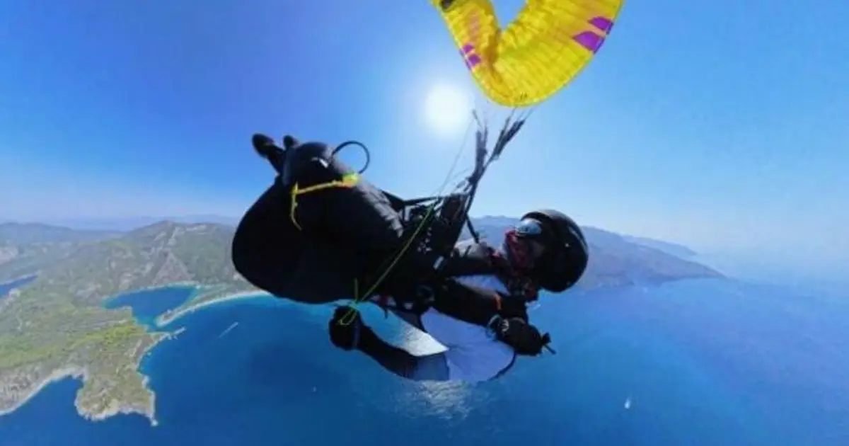 "Düştü" diye aranan paraşütçünün evine gittiği ortaya çıktı