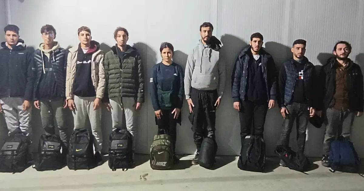 Edirne'de 9 kaçak göçmen yakalandı