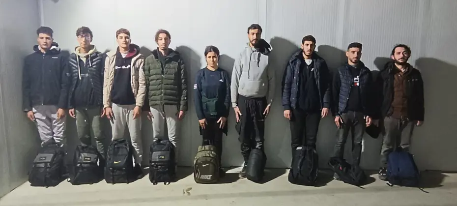 Edirne'de 9 kaçak göçmen yakalandı