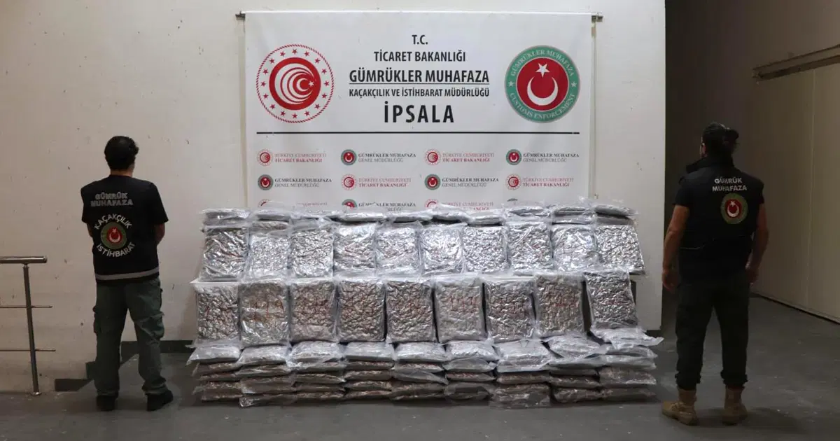 Edirne'de gümrük kapılarında 147 kilo esrar ve 27 kilo kokain ele geçirildi