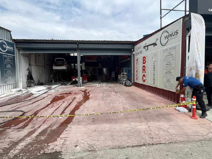 Edirne'de sanayi sitesindeki tamirhanede patlama. 1'i ağır 2 yaralı 1