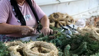 Antalya'da kadınlar üretiyor, bu yıl 20 ülkeden 2 milyon dolar gelir bekleniyor
