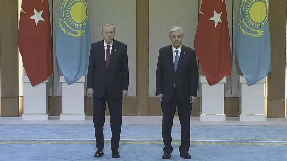 Cumhurbaşkanı Erdoğan Kazakistan'da